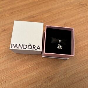 Pandora Silver Rose Charm